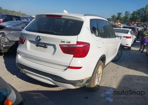 2015 BMW X3 xDrive28I из США, поврежденный, VIN 5UXWX9C58F0D53162